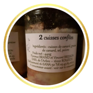 Cuisses de canard confites