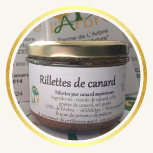 Rillettes de canard 180g